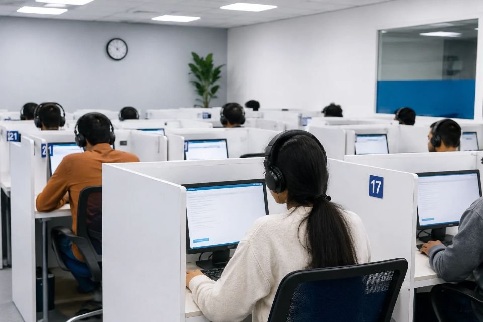 PTE Test Conducting at Abro Education